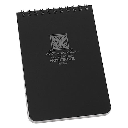 All Weather Spiral Notebook, Uni, 4in.x6in