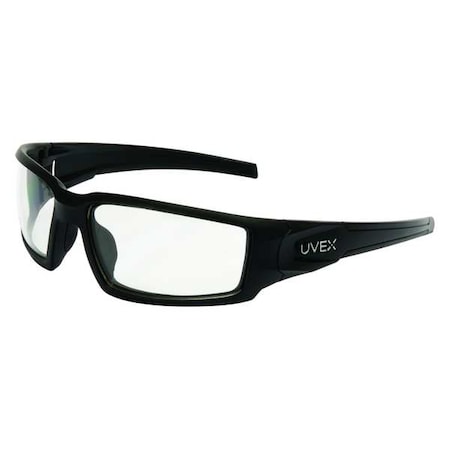 Hypershock, Safety Glasses, HydroShield(R) Anti-Fog, Clear Lens, Black Frame, Full-Frame