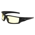 Hypershock, Safety Glasses, HydroShield(R) Anti-Fog, Amber Lens, Black Frame, Full-Frame