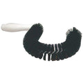 1 1/2 in W Coffee Maker Brush, Soft, 3 in L Handle, 6 in L Brush, Black, Plastic, 10 in L Overall