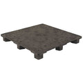 Recycled High Density Polyethylene Pallet, 48 in L, 48 in W, 5 1/2 in H, 4, 000 lb Dynamic