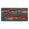 6 Piece Plastic Grip Retaining Ring Plier Set