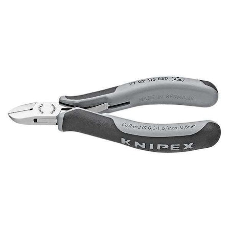 4 1/2 in 77 Diagonal Cutting Plier Standard Cut Oval Nose Uninsulated