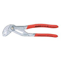 7 1/4 in V-Jaw Tongue and Groove Plier Serrated, Plastic Grip