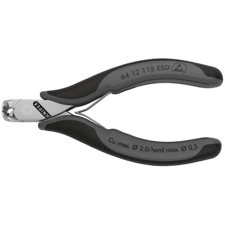 4 1/2 in ESD End Cutting Nipper Uninsulated