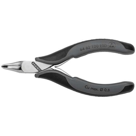 4 3/4 in ESD End Cutting Nipper Uninsulated