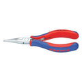 5-3/4" Electronics Pliers w/ Half-Round Jaw, Ergonomic Grip