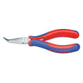 5-3/4" Electronics Pliers w/ Angled, Half-Round Jaw, Ergonomic Grip