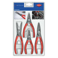 4 Piece Plastic Grip Retaining Ring Plier Set