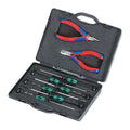 8 Piece Bi-Material Grip Precision Plier Set Dipped Handle