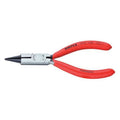 5 1/4 in 19 Round Nose Jewelers Plier, Side Cutter Plastic Coated Handle