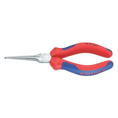6 1/4 in Long Nose Plier Multi-Component Grip Handle