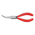 6 1/4 in Bent Long Nose Plier Plastic Coated Handle