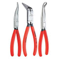 3 Piece Long Nose Plier Set Dipped Handle