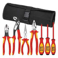 Insulated Tool Set, Tool Roll, 7-Pc