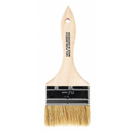 3" Chip Soft, China Hair Bristle, Paint Brush, Wood Handle