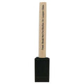 1" Flat Sash Firm, Foam Bristle, Paint Brush, Wood Handle