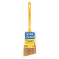2" Angle Sash Soft, Brown China Bristle Bristle, Paint Brush, Plastic Handle