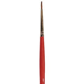#1 Artist Soft, Red Sable Bristle, Paint Brush, Wood Handle