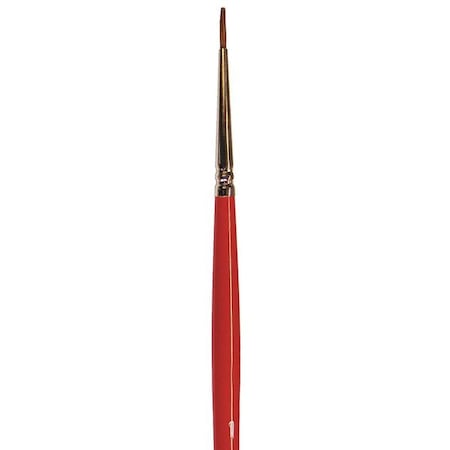 #1 Artist Soft, Red Sable Bristle, Paint Brush, Wood Handle