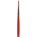 #2 Artist Soft, Red Sable Bristle, Paint Brush, Wood Handle