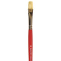 #4 Artist Soft, White China Bristle, Paint Brush, Wood Handle