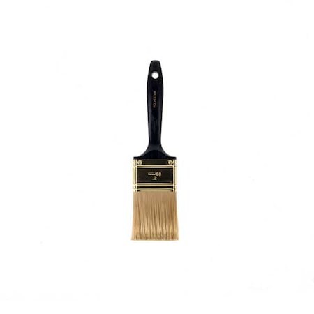 2" Wall Firm, Polyester Bristle, Paint Brush, Plastic Handle