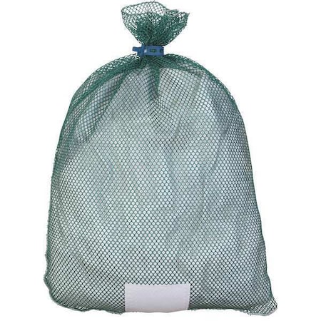 Rubber Closure, Polyester, Laundry Bag, Green