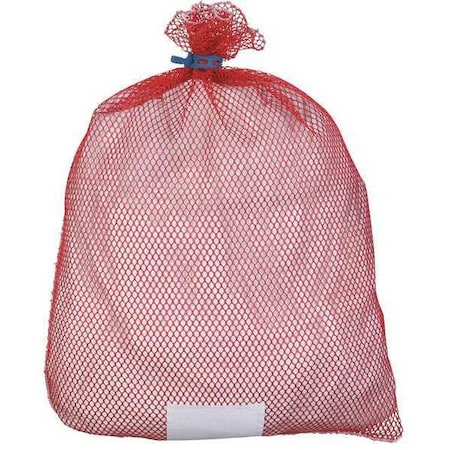 Rubber Closure, Polyester, Laundry Bag, Red