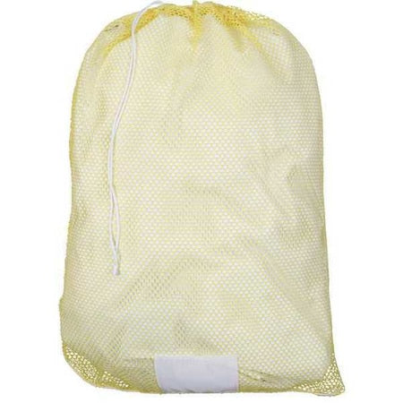 Drawstring, Polyester, Laundry Bag, Yellow
