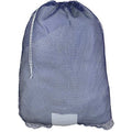 Drawstring, Polyester, Laundry Bag, Blue