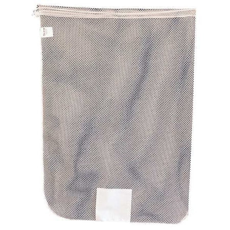 Drawstring, Light Weight Mesh Polyester, Laundry Bag, White