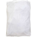 Open Top, Light Weight Mesh Polyester, Laundry Bag, White