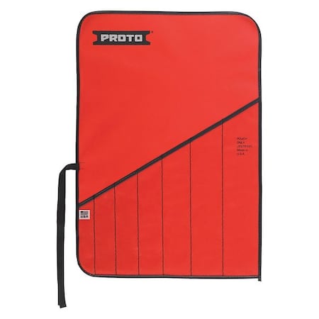 Wrench Roll, Red, Canvas, 7 Pockets