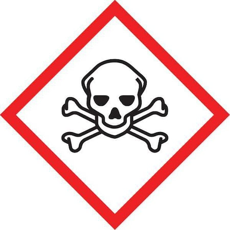 Label,Skull,1x1 In,Poly,500 Roll