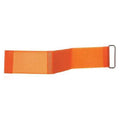 Reclosable Fastener, No Adhesive, 12 in, 2 in W, Orange, 10 PK