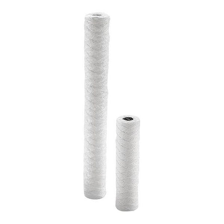 String Wound Filter Cartridge, 30 gpm, 1 Micron, 2-7/16"" O.D., 30 in H, 6 PK