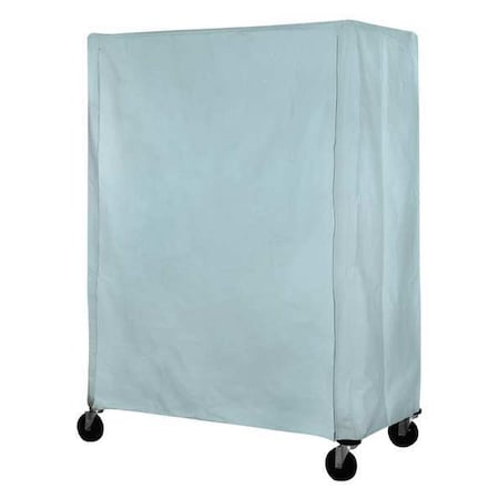 Cart Cover, 24x24x63, Blue, Nylon