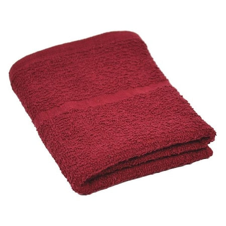 Hand Towel,16x27 In,Burgundy,PK12