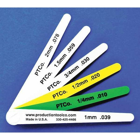 Feeler Gauge, 0.236 In Thick, 4 In L Blade