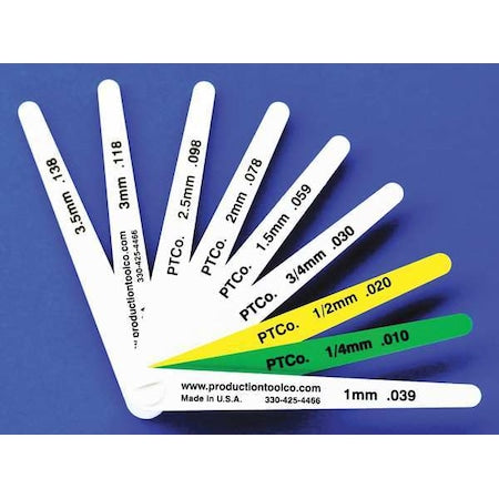 Feeler Gauge, 0.59 In Thick, 4 In L Blade