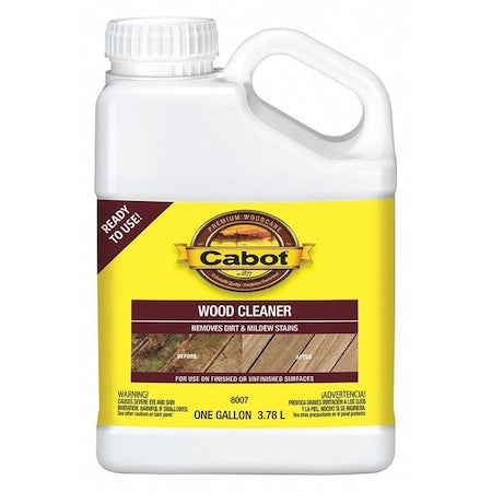 Liquid 1 gal Wood Cleaner, Jug