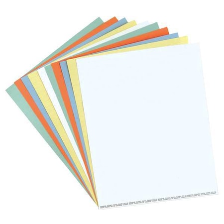 Data Cards, Full Sheet, White, PK10