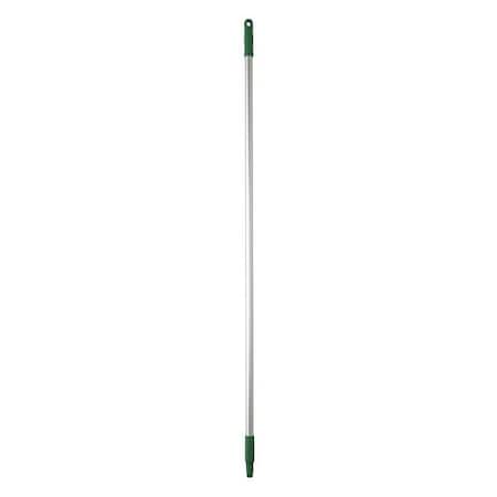 1460mm Color Coded Handle, 1 in Dia, Green, Aluminum