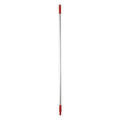 1460mm Color Coded Handle, 1 in Dia, Red, Aluminum