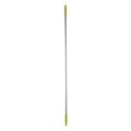 1460mm Color Coded Handle, 1 in Dia, Yellow, Aluminum