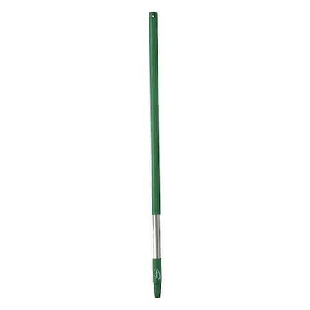 1025mm Color Coded Handle, 1 1/4 in Dia, Green, Stainless Steel