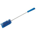 2" W Tube and Valve Brush, Medium, 13 25/64 in L Handle, 5 in L Brush, Blue, 20 in L Overall