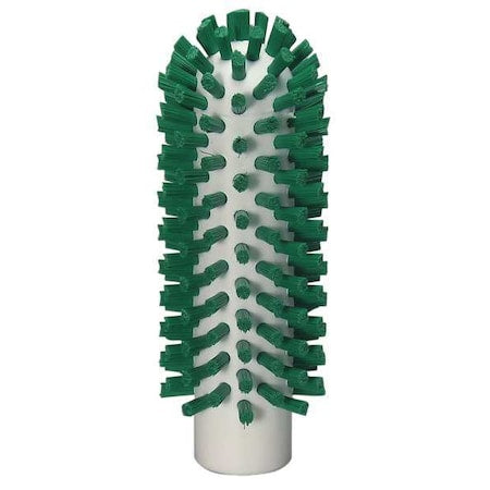 2" W Tube and Pipe Brush, Stiff, Not Applicable L Handle, 5 1/4 in L Brush, Green