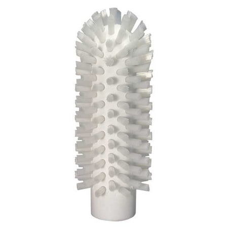 2" W Tube and Pipe Brush, Stiff, Not Applicable L Handle, 5 1/4 in L Brush, White
